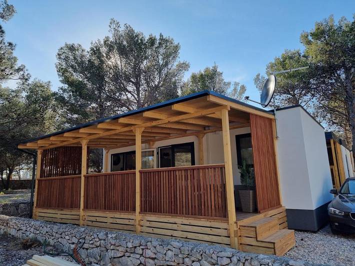 Camping für 6 Personen, mit Garten und Ausblick sowie Pool in Drage (Pakoštane) - 2