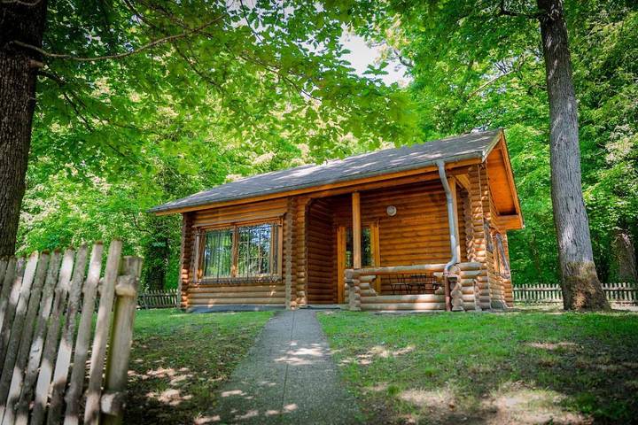 Chalet pour 6 personnes, avec jardin et terrasse