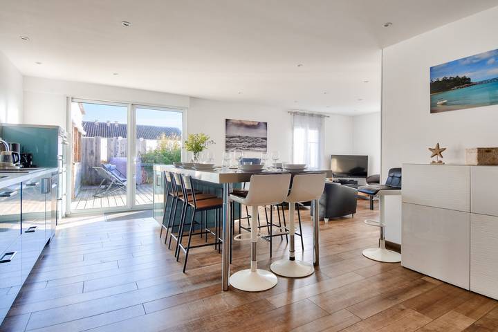 Maison de vacances pour 12 personnes, avec jardin et terrasse