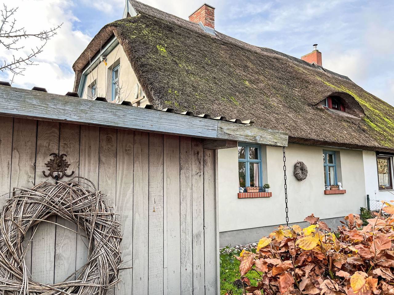 Reetgedecktes Ferienhaus Seelchen - Reetgedecktes Ferienhaus Seelchen 101.1 in Neuendorf (Usedom), Lütow