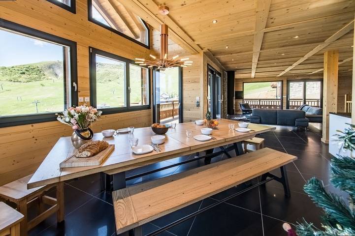 Chalet pour 15 personnes, avec terrasse et piscine à Fontcouverte-la-Toussuire - 2