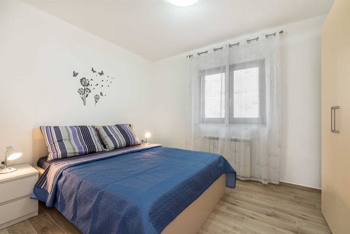 Casa Mia vicino al mare con una vista mozzafiato in Trget, Costa orientale dell'Istria
