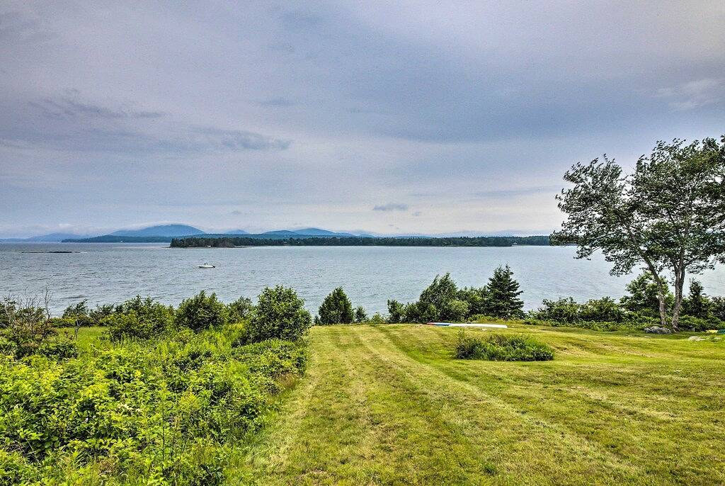 Acadia Home with Incredible Frenchman Bay View! in Hancock County