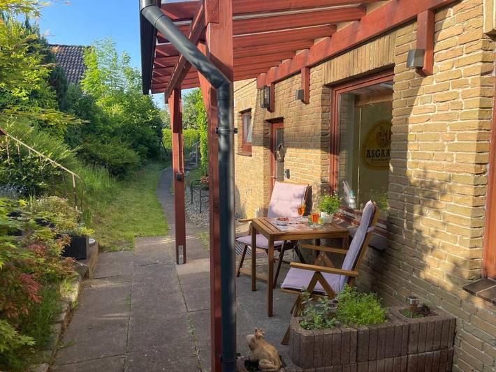 Ferienwohnung für 3 Personen, mit Terrasse und Garten sowie Ausblick in Güby - 3