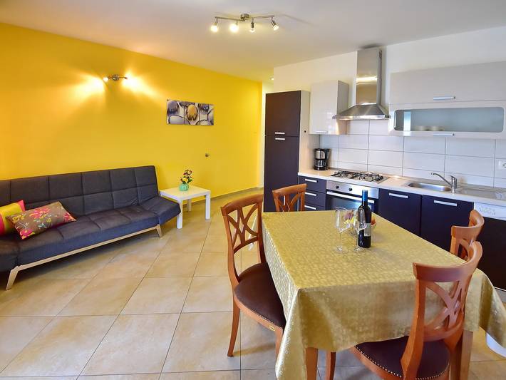 Ferienwohnung für 4 Personen, mit Terrasse und Garten sowie Ausblick in Opatija Riviera - 4