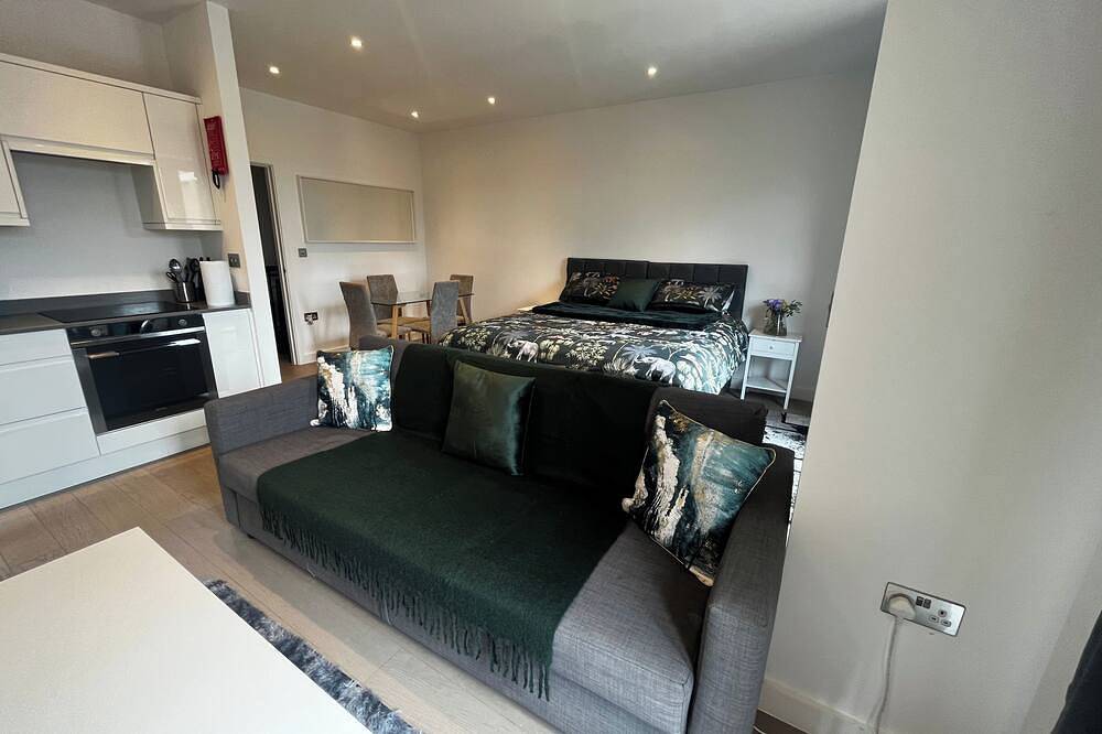 Entire apartment, Grosvenor Rd Studio - Sleeps 4, Pet Friendly, Wifi in Hertfordshire