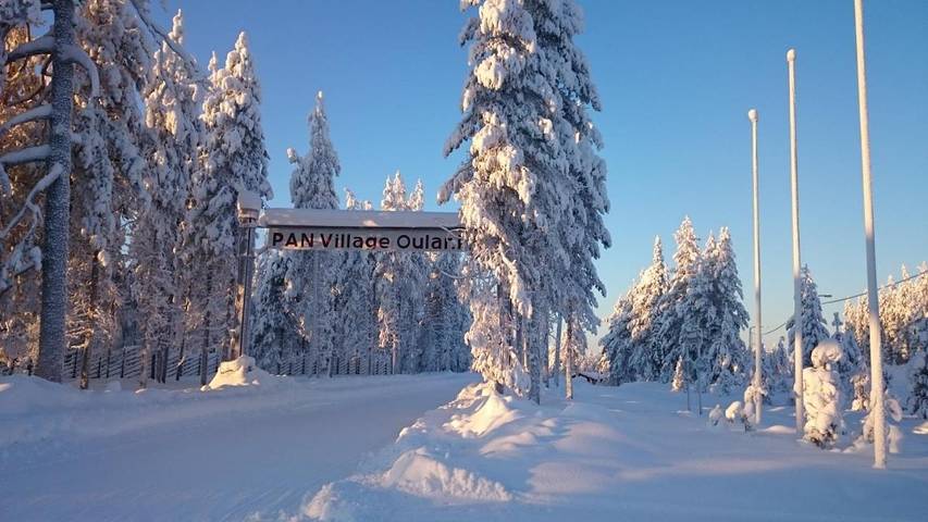 Dom dla 6 osób, z sauna i taras oraz widok w Finlandia Północna