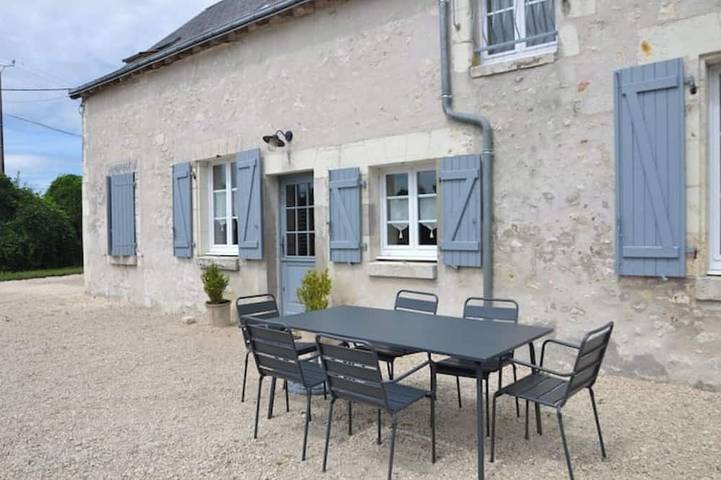 Gîte pour 8 personnes, avec Jardin à Chaumont-sur-Loire