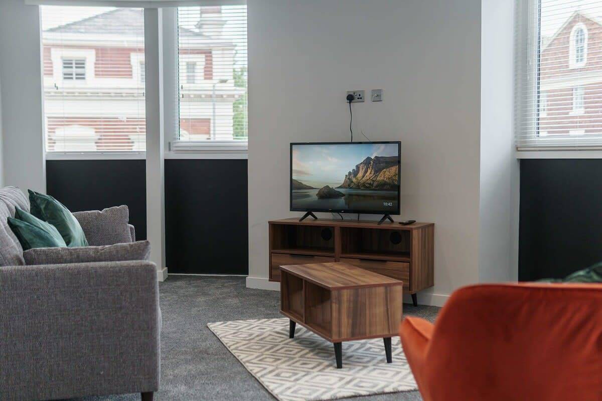 Hel leilighet, Stylish 2 Bed Apartment with Free Parking in Liverpool, Merseyside