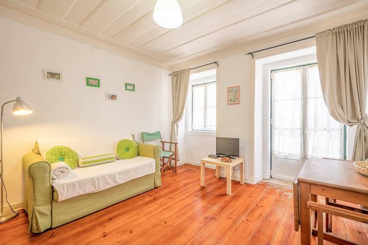 Apartamento para 3 personas, con balcón en Lisboa