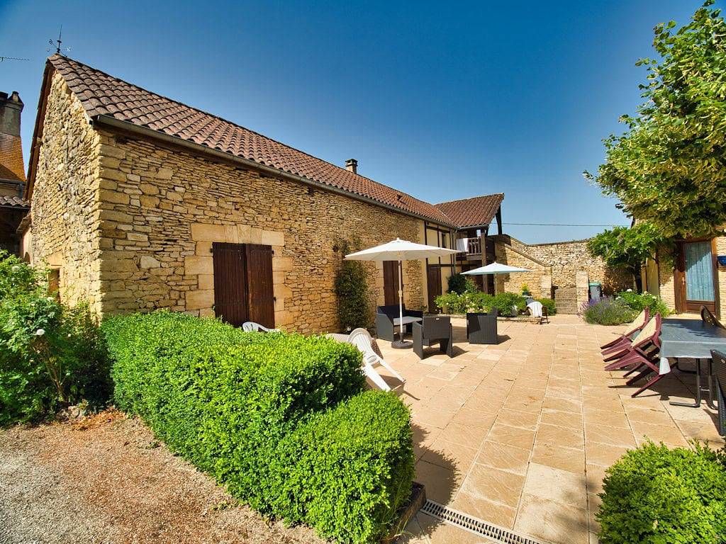 La Ferme de la Croix d'Allon - Chambre jaune in Sarlat-la-Canéda, Périgord Noir