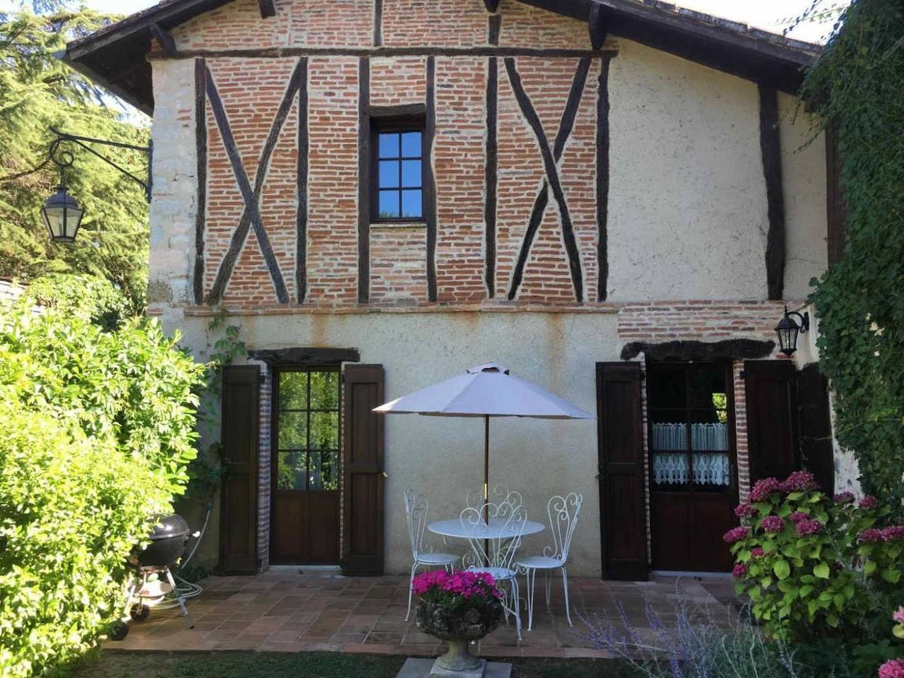 La maison à colombages in Labastide-de-Lévis, Région d'Albi