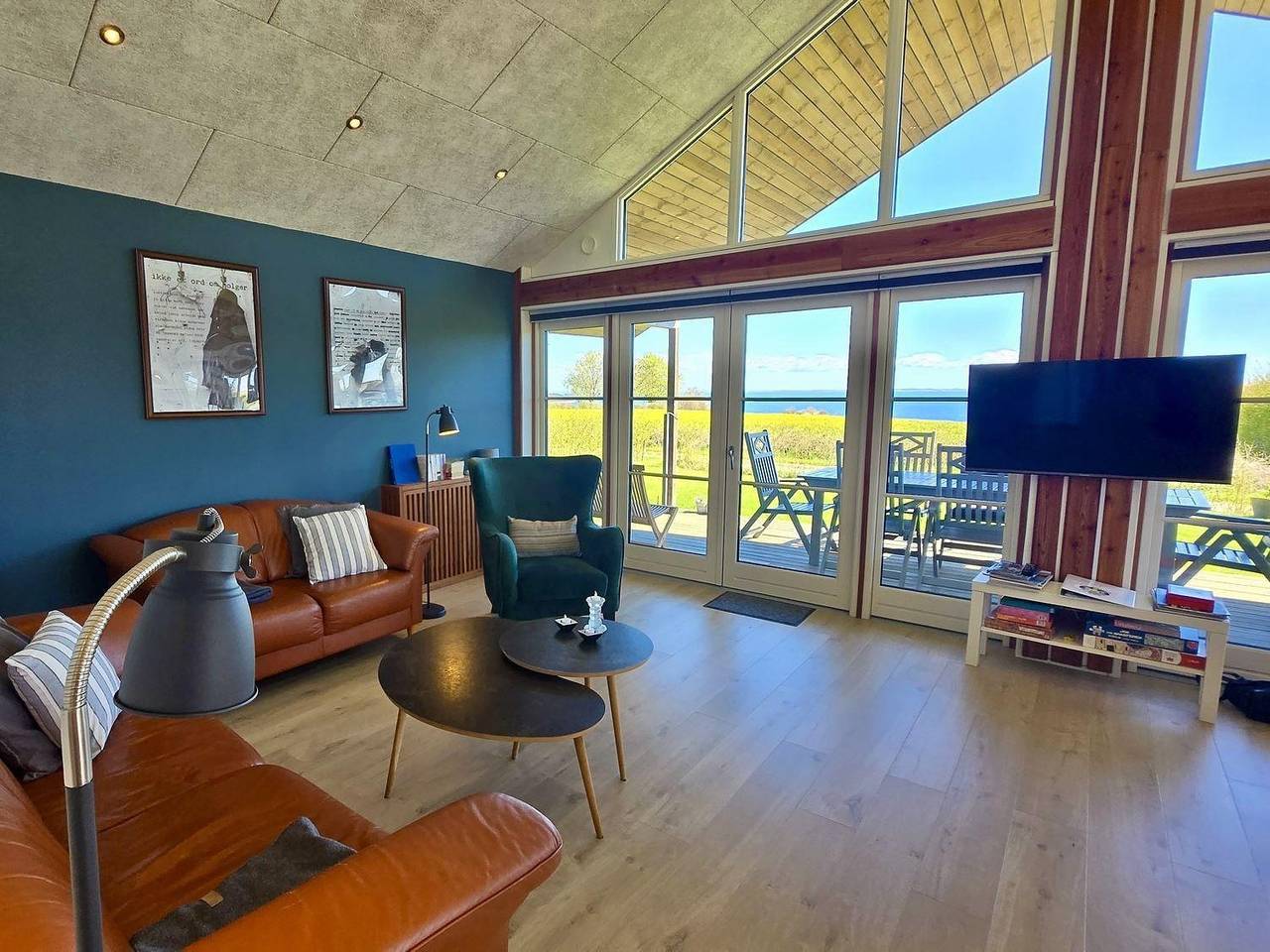 Modernes Ferienhaus mit Meerblick, in Strandnähe in Sydals, Mommark