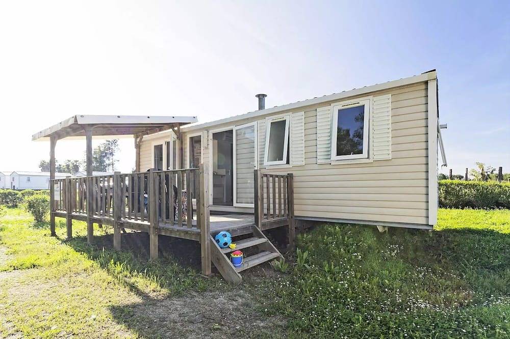 Mobil-home | Comfort | 3 Ch. | 6 pers. | Terrasse surélevée | A/C in Landevieille, Vallée de la Loire