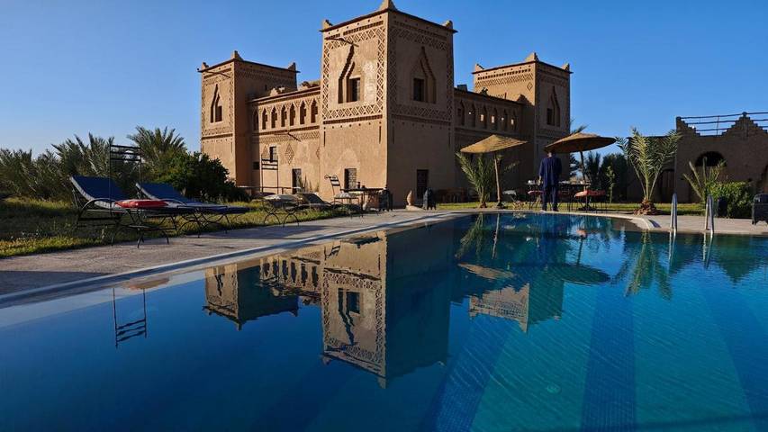 Maison d’hôte pour 3 personnes, avec jardin et piscine, animaux acceptés dans Skoura