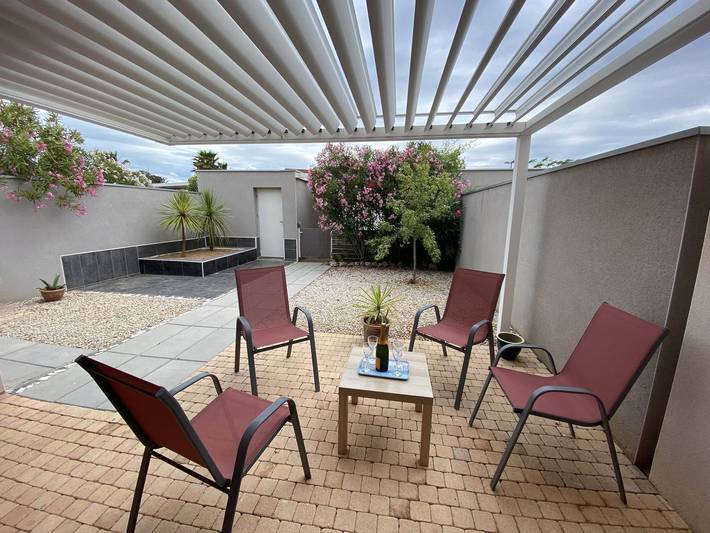 Maison de vacances pour 6 personnes, avec piscine et balcon