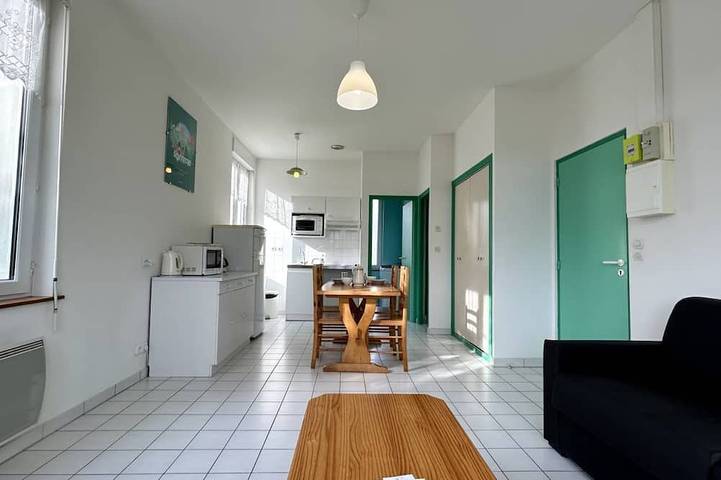 Maison de vacances pour 2 personnes, avec jardin à Quend