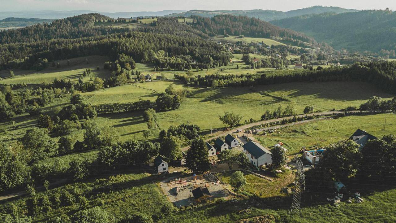 Sowie Chatki - domki z widokiem na Góry Sowie in Sudety (Polska)