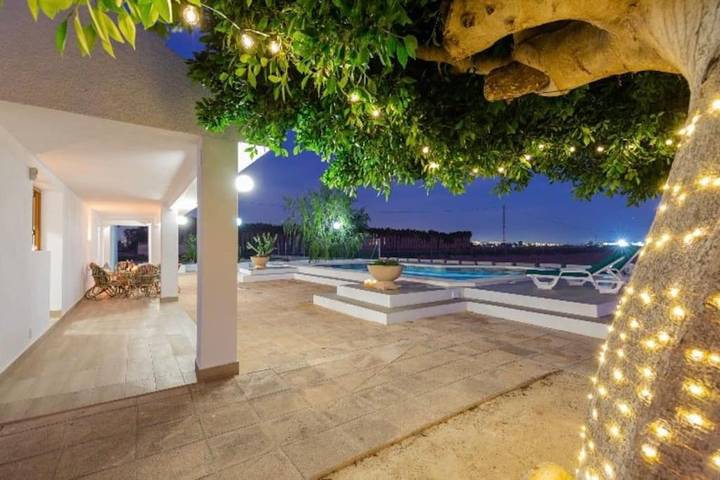 Casa rural para 15 personas, con terraza además de piscina y jardín, Se admiten mascotas en San Fulgencio - 4