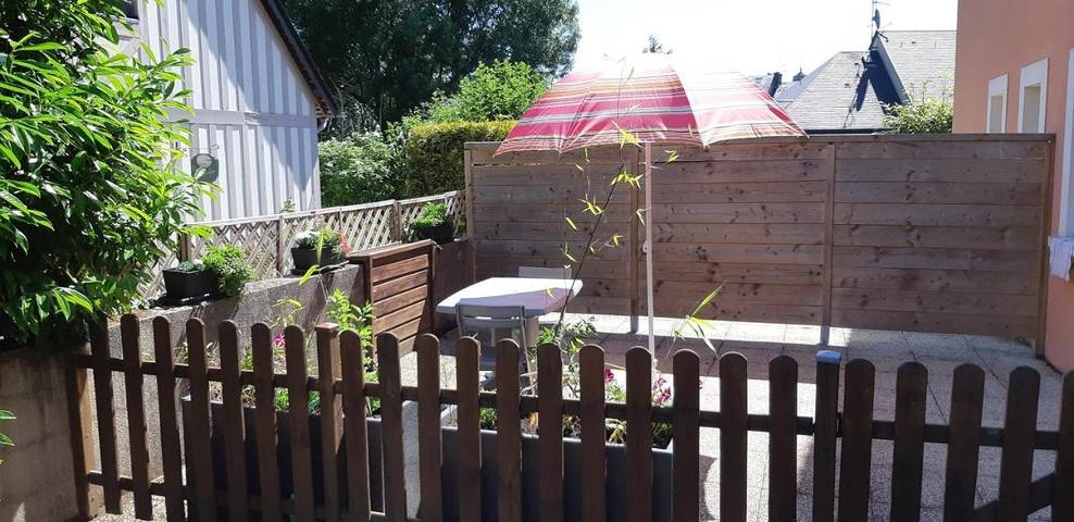 Ferienwohnung für 4 Personen, mit Terrasse und Ausblick in Honfleur
