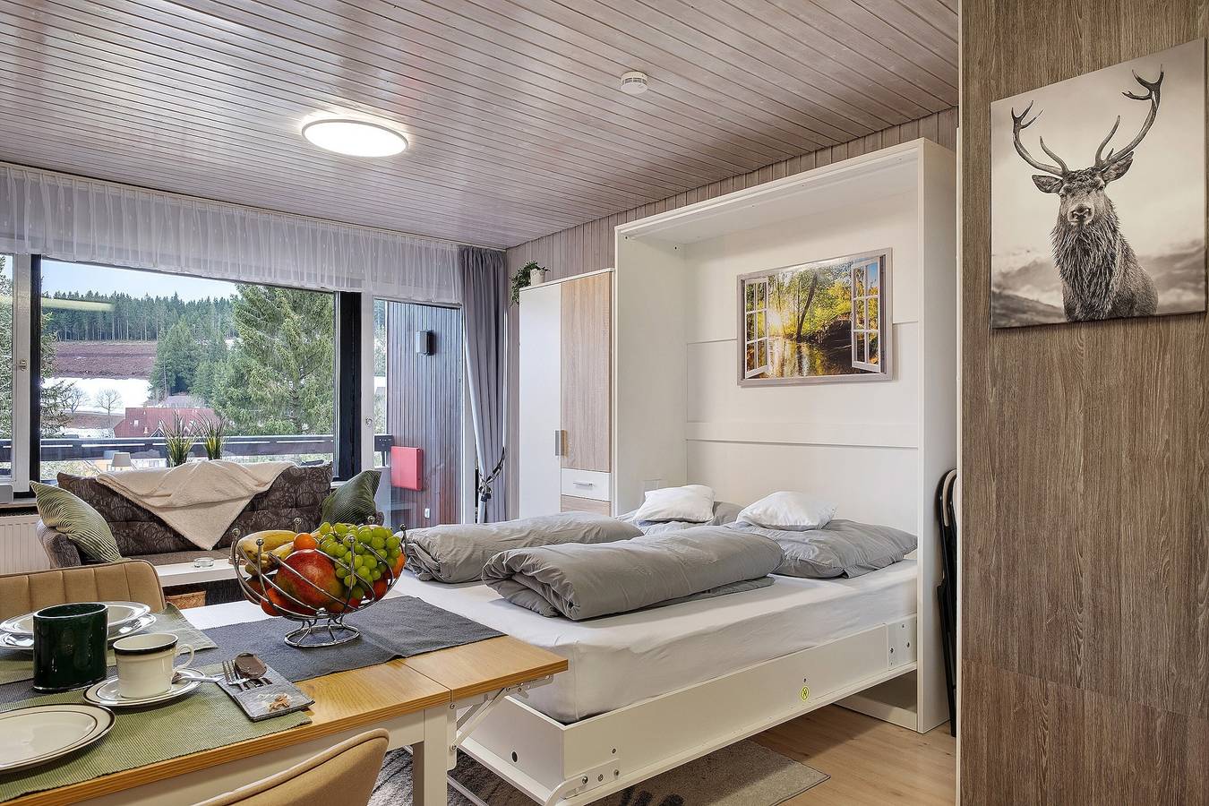 Ganze Wohnung, Apartment 'Quality Time auf 1000 Metern' mit Parkblick, Balkon und Wlan in Schönwald, Südschwarzwald