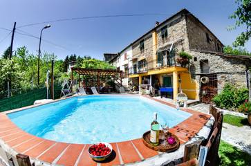 Maison de campagne pour 5 personnes, avec piscine à Piteglio