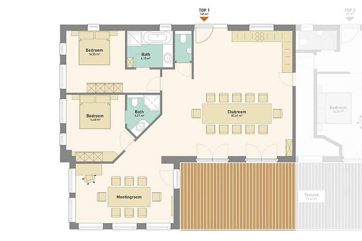 Agriturismo für 4 Personen, mit Pool in Salzburg