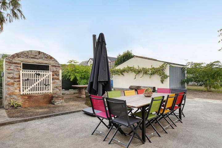 Gîte de la Rochette – Le Lion-d’Angers, geräumig für 10 Personen, zentrale Lage in Le Lion-d'Angers, Loire-Tal
