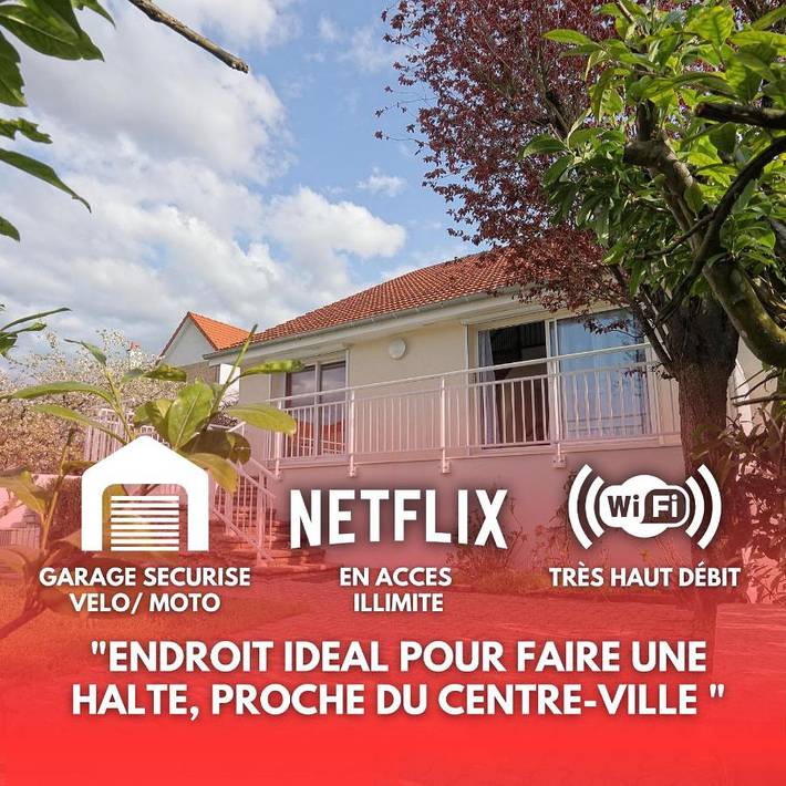 Chambre d’hôte pour 2 personnes, avec Terrasse ainsi que Jacuzzi et Jardin