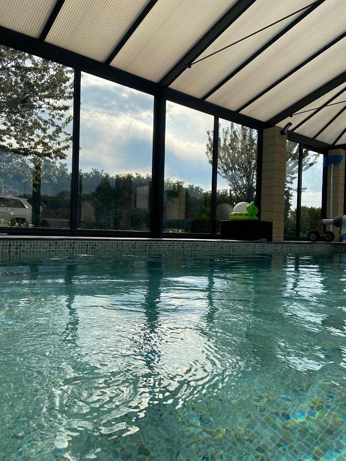 Location de vacances pour 10 personnes, avec piscine ainsi que vue et jardin, animaux acceptés à Courtenay - 2