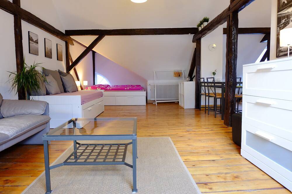 Ganze Wohnung, Heidel-home 1Raum Studio: zentrale Villa von 1926 für Singles/Gruppen/Familie in Weststadt (Heidelberg), Heidelberg