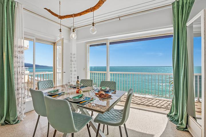 Appartement de vacances pour 4 personnes, avec Vue sur l’océan et Terrasse