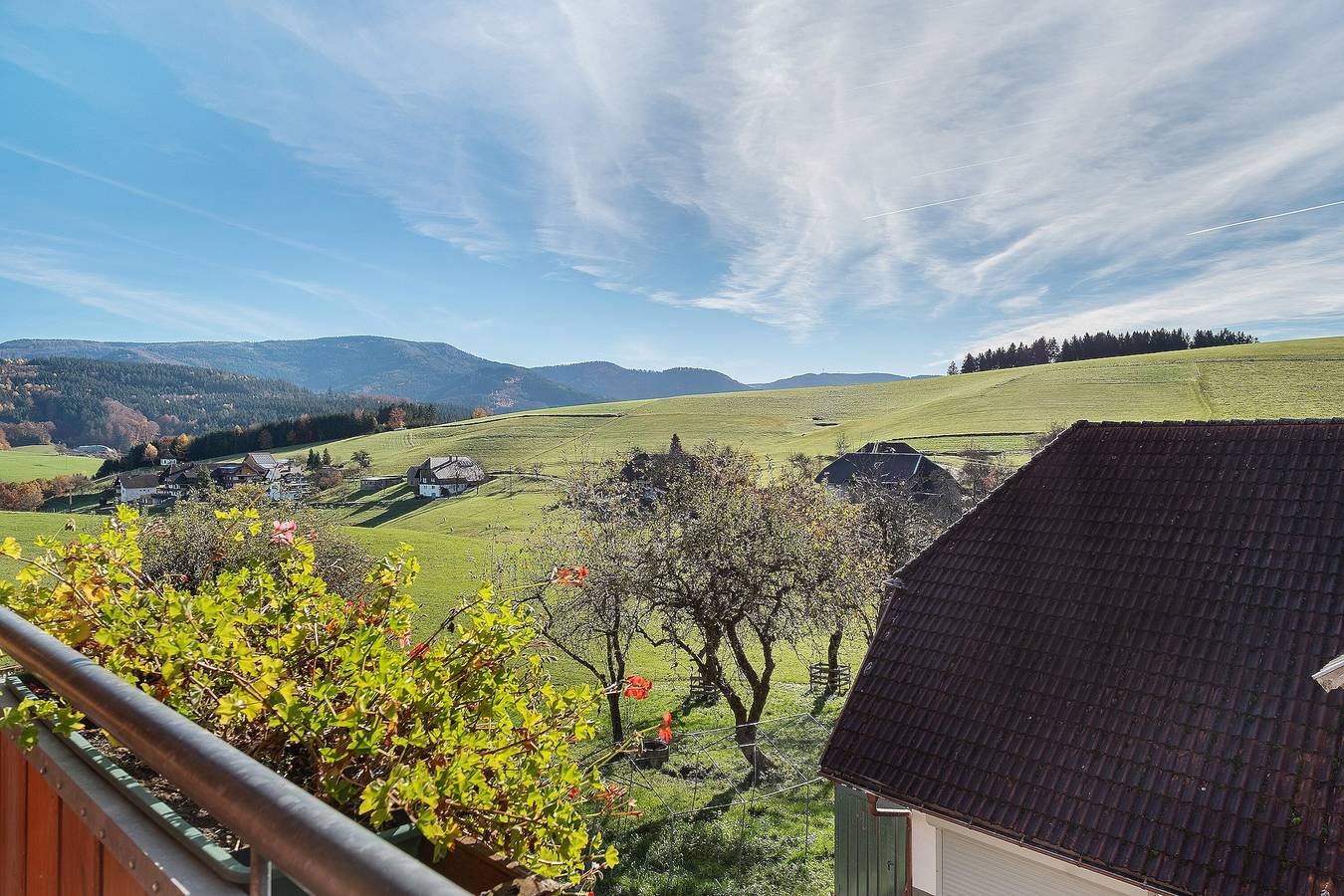 Ganze Wohnung, Apartment 'Talblick, 75qm' mit Bergblick, Balkon und Wlan in Elzach, Mittlerer Schwarzwald
