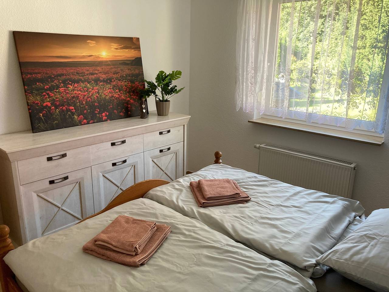 Ferienhaus 'Ferienwohnung Wanderkönig' mit privater Terrasse, privatem Garten und Wlan in Wernigerode, Harzvorland