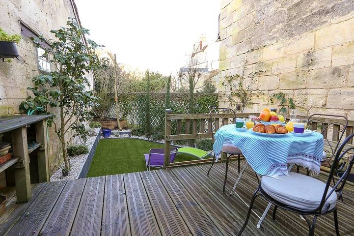 Maison de vacances pour 4 personnes, avec terrasse et jardin à Bordeaux