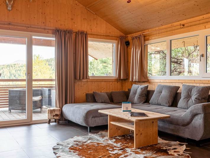 Chalet voor 16 personen, with Balkon and Whirlpool as well as Sauna in Turracher Höhe