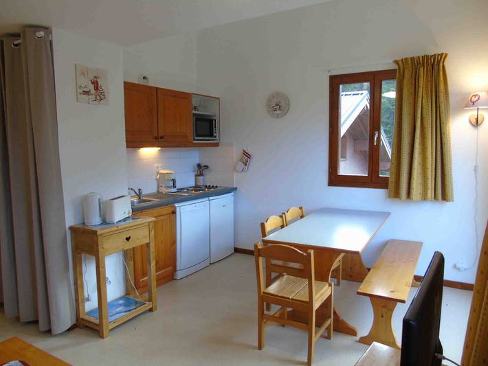 Chalet pour 6 personnes, avec balcon dans Valfréjus