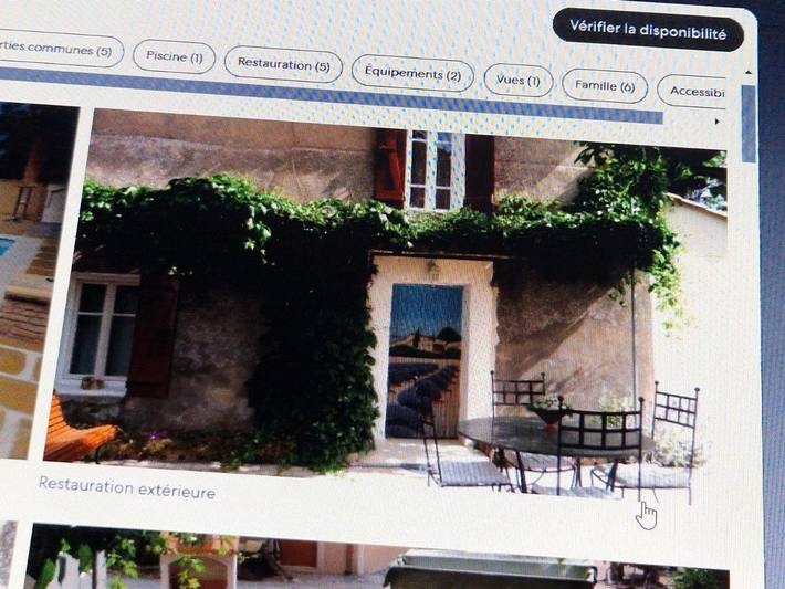 Location de vacances pour 4 personnes, avec piscine ainsi que vue et jardin à Rasteau - 3