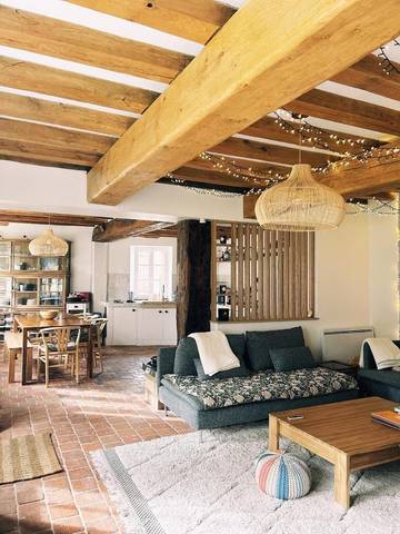 Gîte pour 8 personnes, avec jardin, adapté aux familles à Adainville