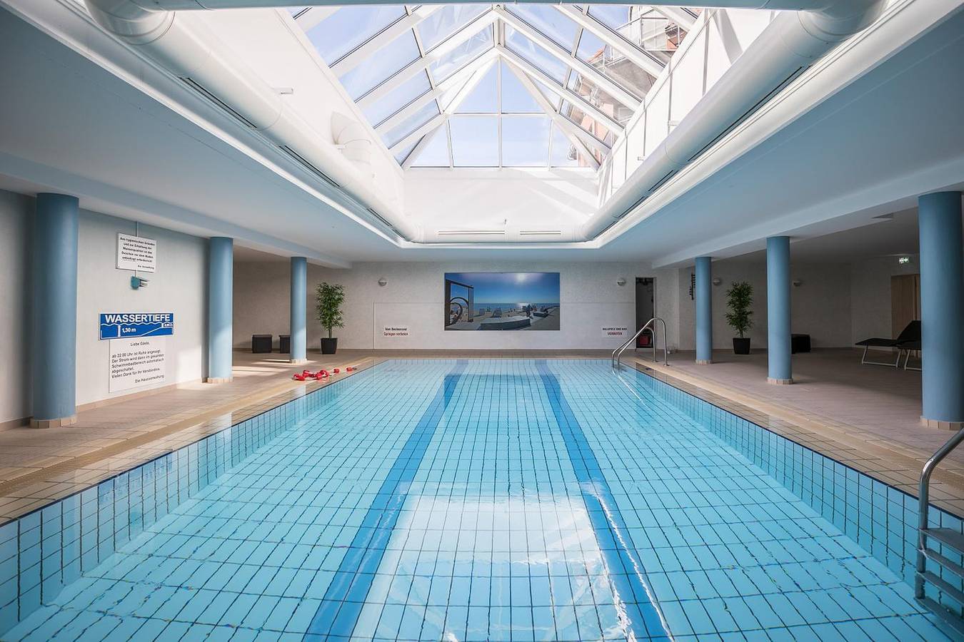 Ganze Wohnung, Residenz Rosengrund Whg. E 6 – Hallenbad & Sauna, 2 Sz, Balkon in Hauptstrand Büsum, Dithmarschen