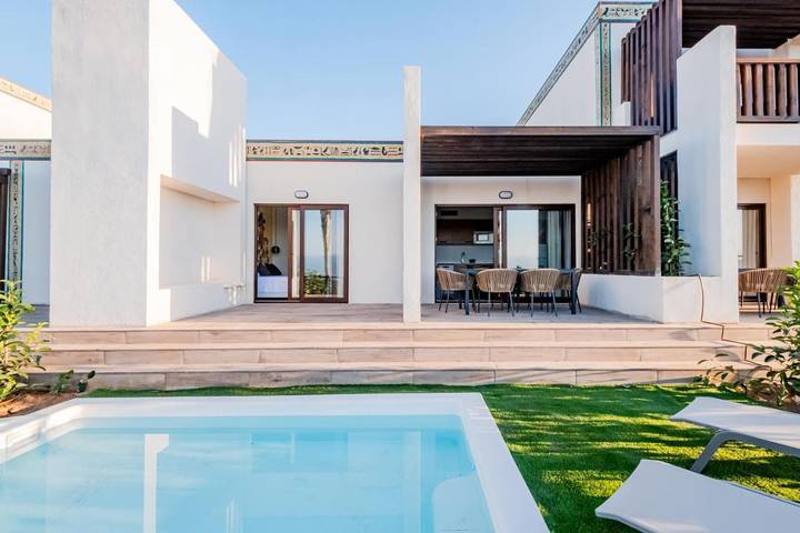 Resort para 2 pessoas, com Varanda e Terraço e ainda Jardim and Piscina em Benidorm