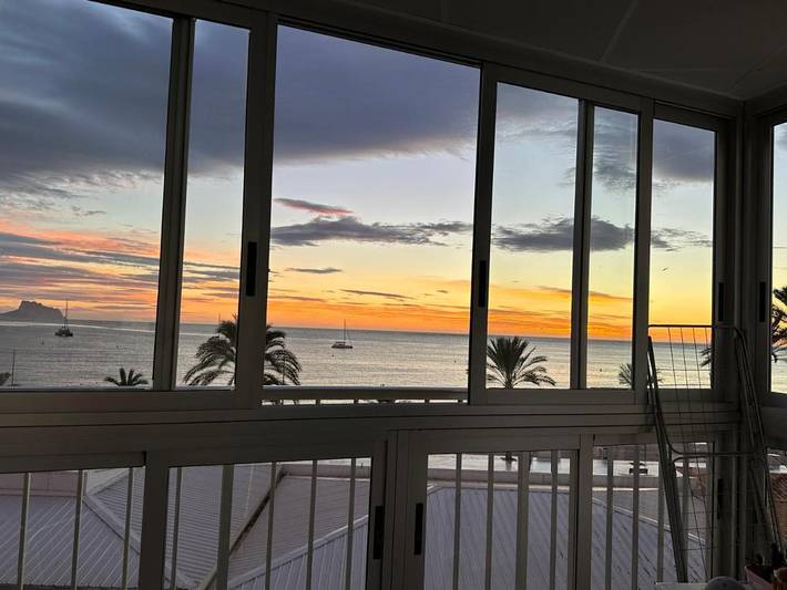Apartamento para 4 personas, con Balcón y Terraza además de Jardín y Vistas en L'Albir