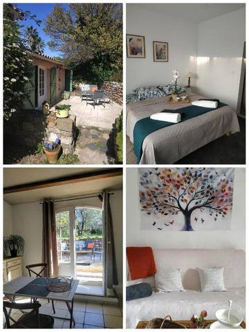 Cottage pour 2 personnes, avec jardin et terrasse à Puget-sur-Argens