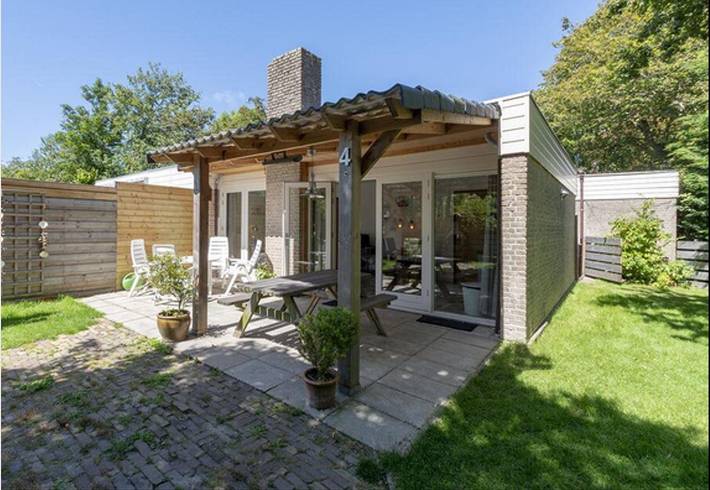 Bungalow voor 2 personen, met tuin aan de Nederlandse kust
