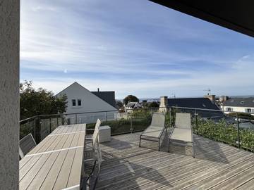 Location de vacances pour 6 personnes, avec terrasse et jardin, adapté aux familles dans Plage Pors Termen Trebeurden