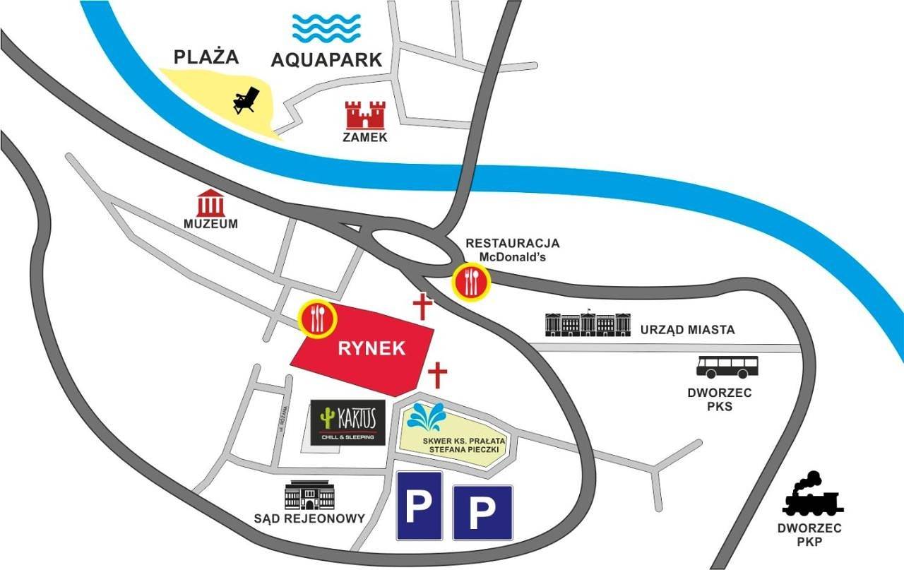 Kaktus Chill & Sleeping - 50 m od Rynku in Racibórz, Śląsk