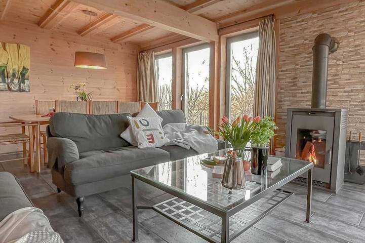 Ferienhaus für 6 Personen, mit Terrasse und Sauna sowie Garten, mit Haustier in Vogelsang-Warsin