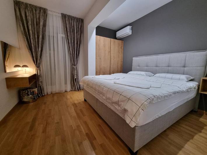 Apartament wakacyjny dla 2 osób, z balkon i widok w Podgorica