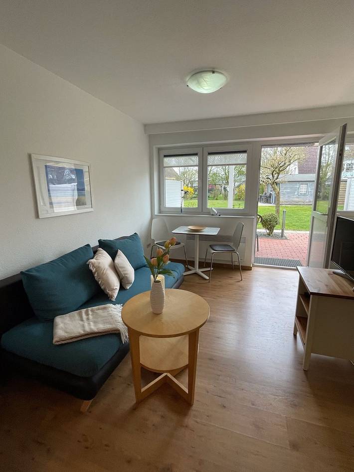 Ganze Wohnung, Moderne Ferienunterkunft im Feriengarten Büsum mit Terrasse und Garten in Büsum, Kreis Dithmarschen