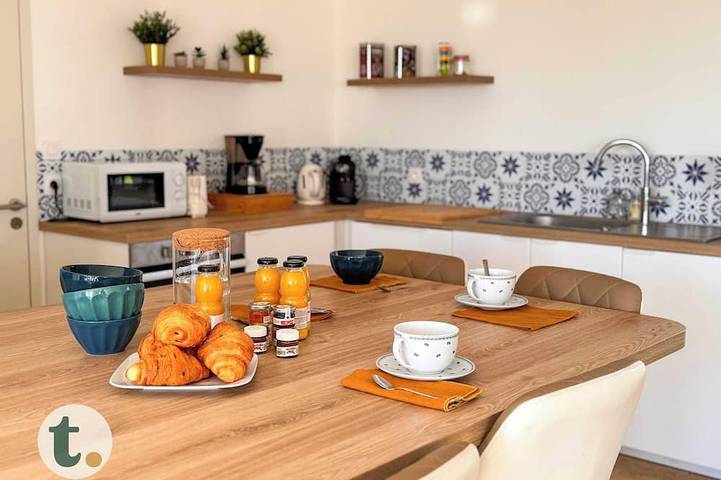 Maison de vacances pour 8 personnes, avec balcon et jardin